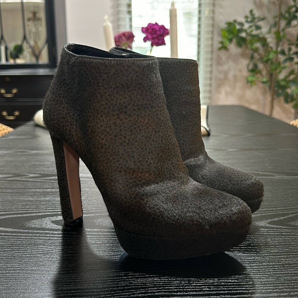 Prada Pony Hair Booties